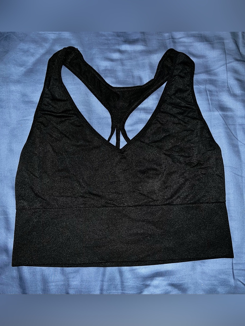 NWOT Victoria Secret PINK Black Crop Bra